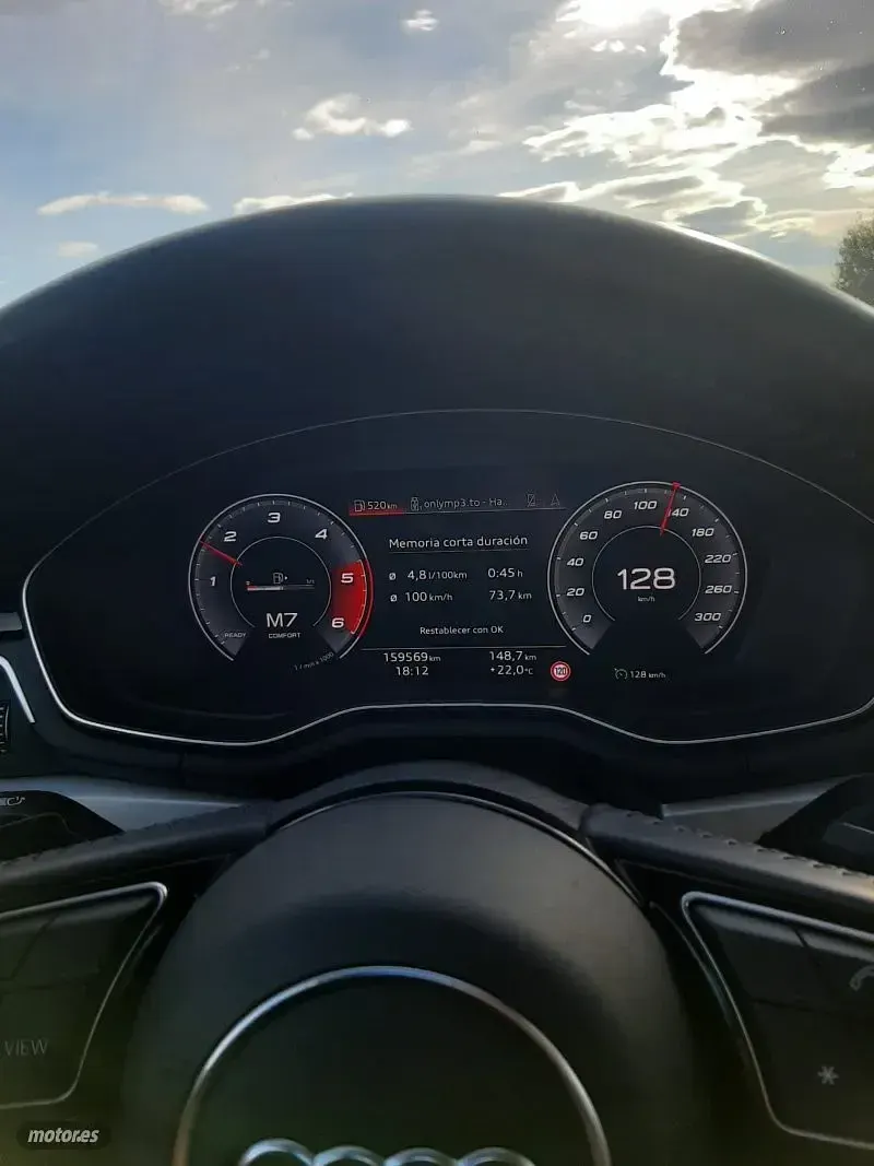 Usado Audi A4 190 CV (139 kW) 2020 Negro Familiar
