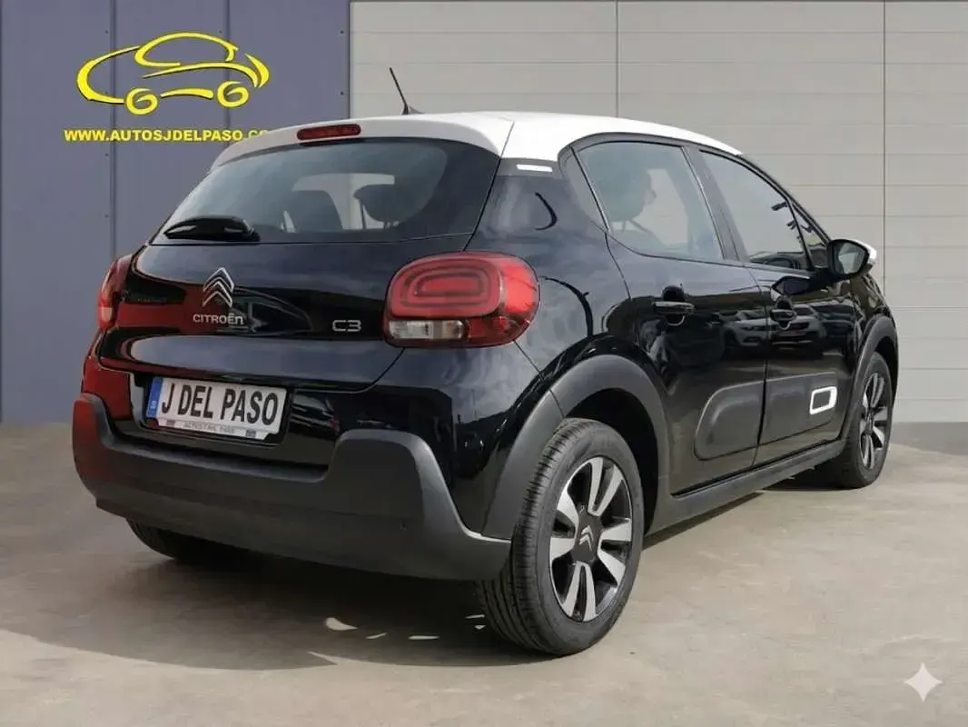 Usado Citroën C3 Feel 82 CV (60 kW) 2022 Negro Utilitario