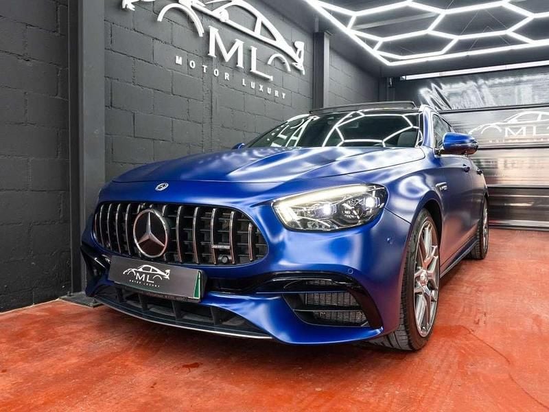 Usado Mercedes E63 AMG AMG 612 CV (450 kW) 2020 Azul Familiar