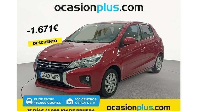 Rojo Usado 2024 Mitsubishi Space Star Motion Utilitario | 12.537 € (Precio justo) - Imagen 1/4