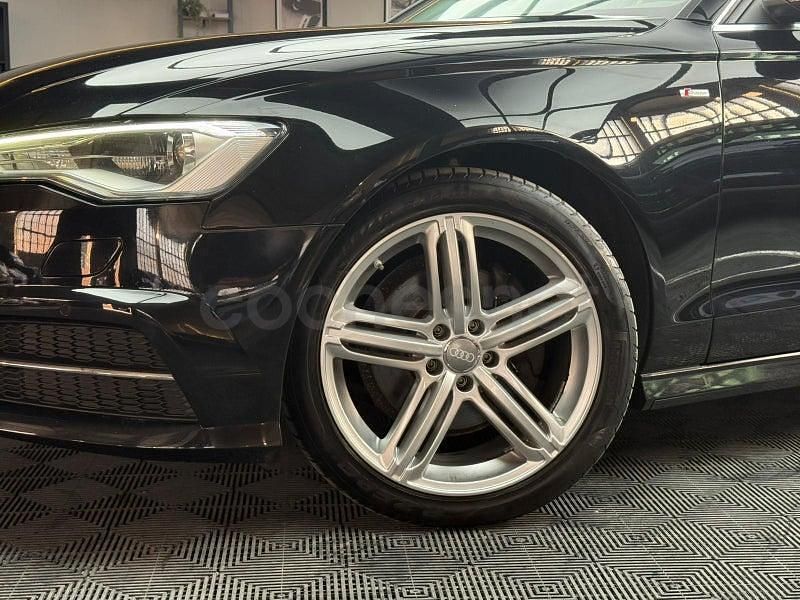 Usado Audi A6 S-Line 190 CV (139 kW) 2015 Negro Familiar