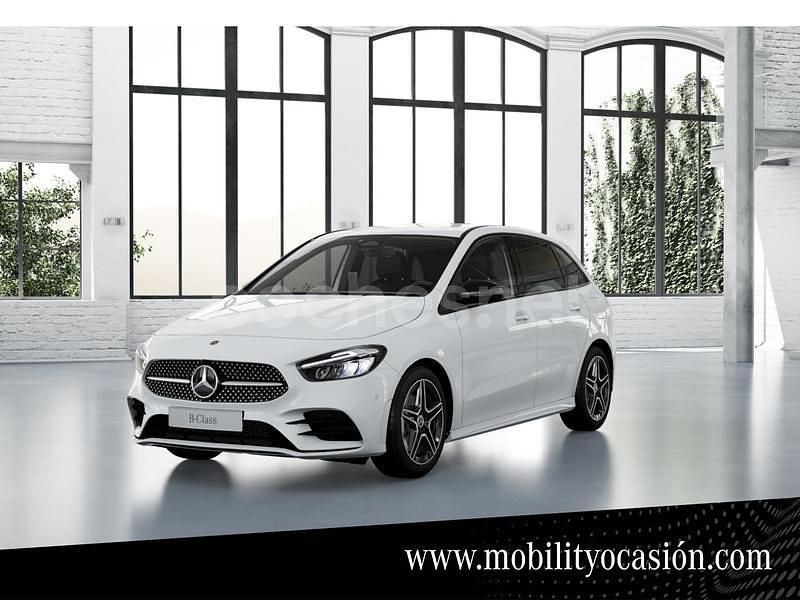 Blanco polar pintura unicolor Usado 2023 Mercedes B200 AMG line Monovolumen | 33.300 € (Precio justo) - Imagen 1/4