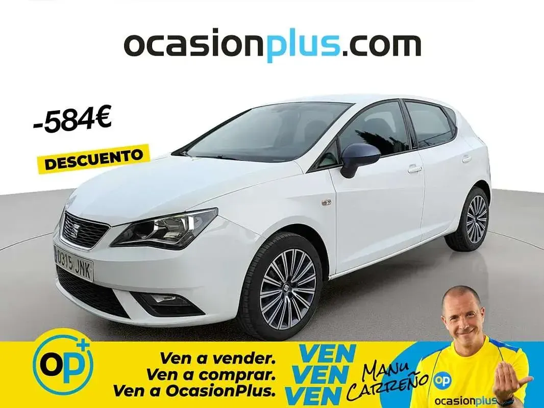 Brugt Seat Ibiza Style 90 HK (66 kW) 2016 Hvid Hatchback