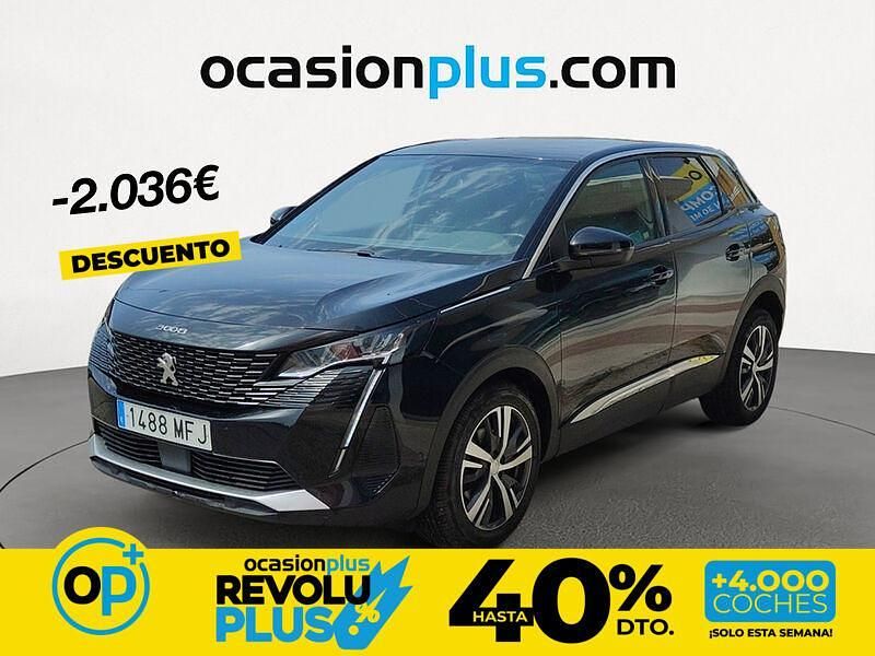 Usado Peugeot 3008 Allure 130 CV (95 kW) 2023 Negro SUV