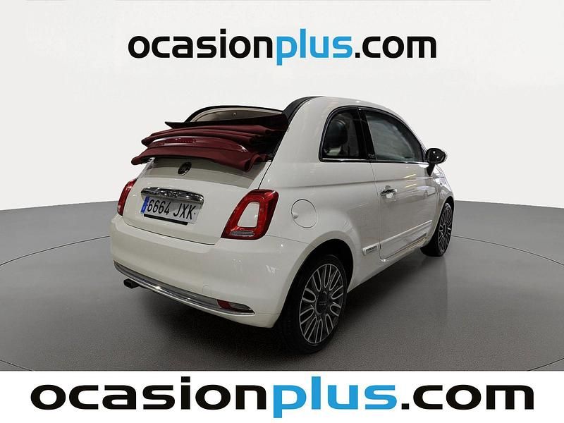 Usado Fiat 500C Lounge 69 CV (50 kW) 2017 Blanco Descapotable