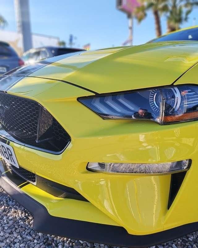 Amarillo Usado 2022 Ford Mustang GT Convertible Descapotable | 49.900 € (Precio justo) - Imagen 1/4