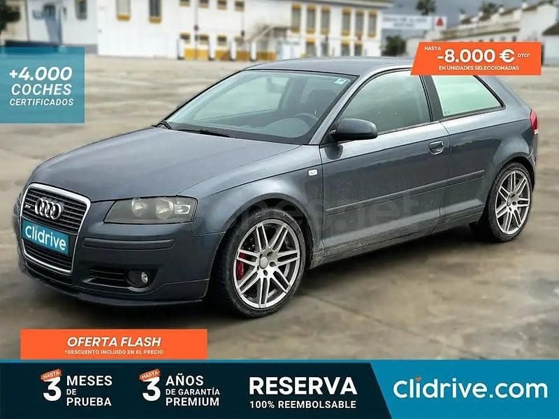 Usado Audi A3 Ambition 140 CV (102 kW) 2007 Gris / plata Utilitario