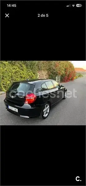Usado BMW 118 143 CV (105 kW) 2009 Negro Utilitario