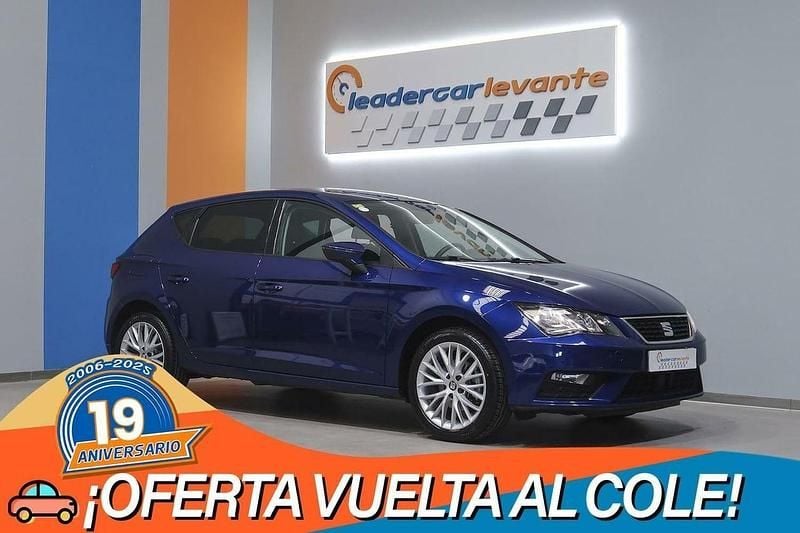 Azul Usado 2018 Seat Leon Style Plus Berlina | 14.490 € (Precio justo) - Imagen 1/4