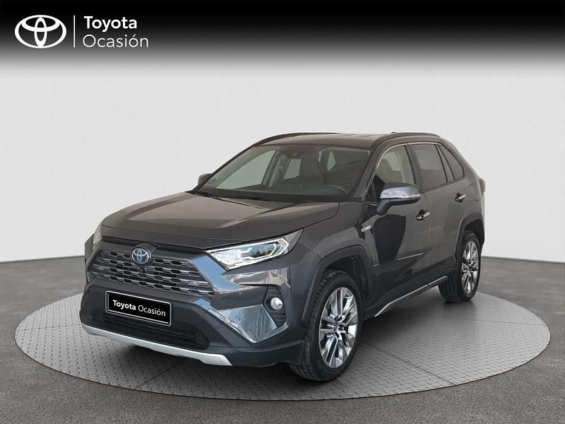 Gris Usado 2021 Toyota RAV4 Hybrid Luxury SUV | 35.500 € (Precio justo) - Imagen 1/4