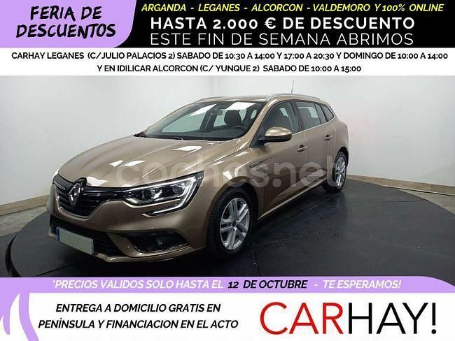 Beige Usado 2019 Renault Mégane GrandTour Business Familiar | 11.890 € (Buen precio) - Imagen 1/4