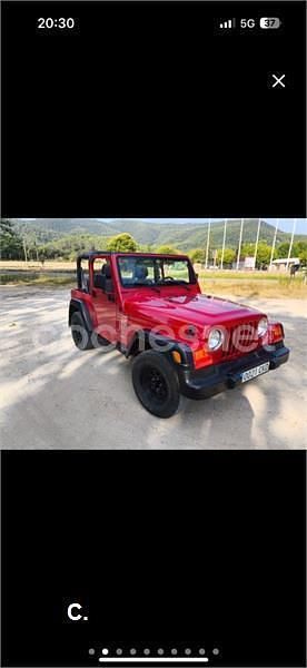 Usado Jeep Wrangler 118 CV (86 kW) 2003 Rojo SUV
