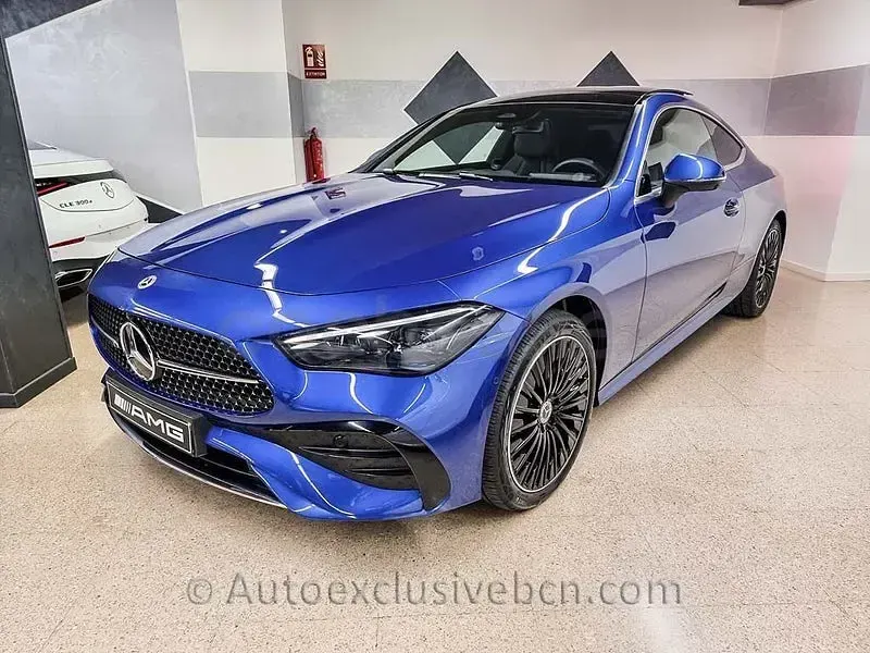Usado Mercedes CLE300 313 CV (230 kW) 2025 Azul Coupe