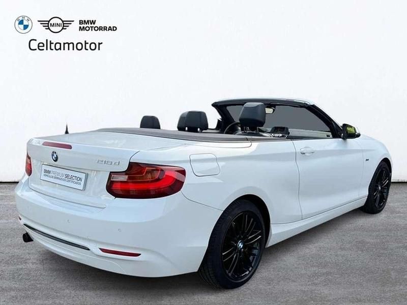 Usado BMW 218 Sport Line 150 CV (110 kW) 2016 Blanco Descapotable