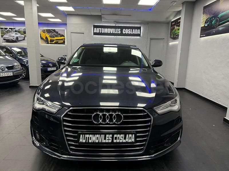 Usado Audi A6 218 CV (160 kW) 2015 Azul Berlina