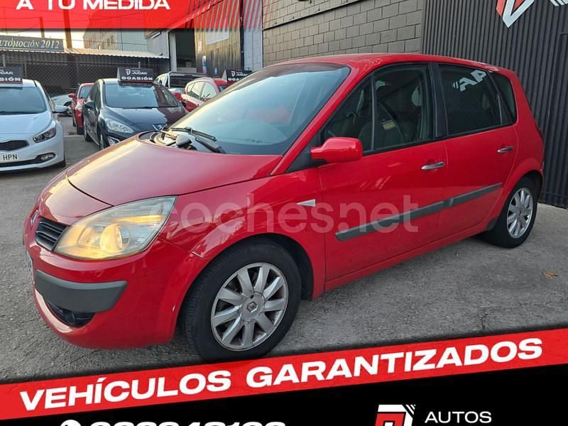 Rojo Usado 2008 Renault Scénic II Dynamique Monovolumen | 3800 € (Precio justo) - Imagen 1/4