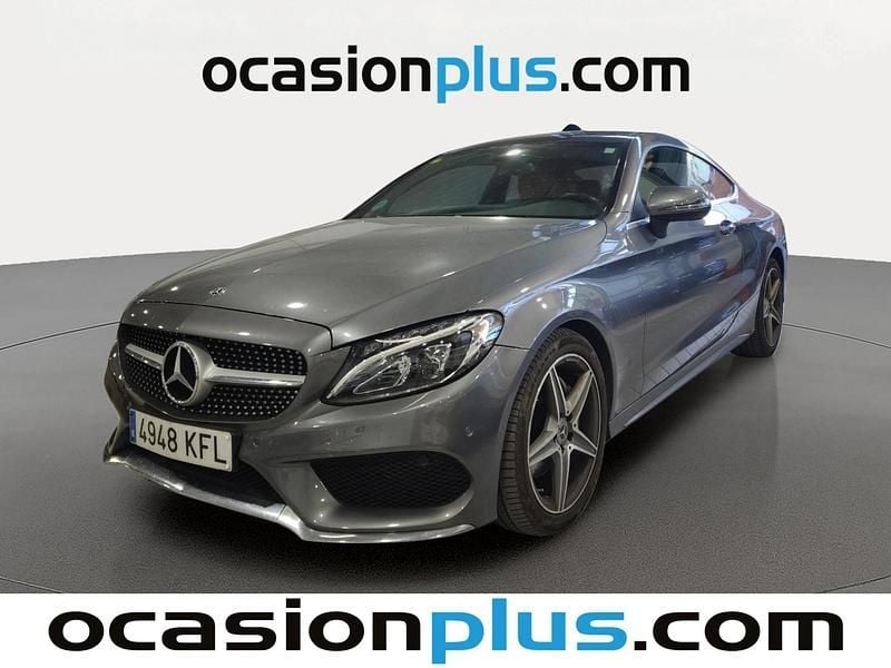 Gris Usado 2017 Mercedes C220 Coupe | 25.900 € (Precio justo) - Imagen 1/4