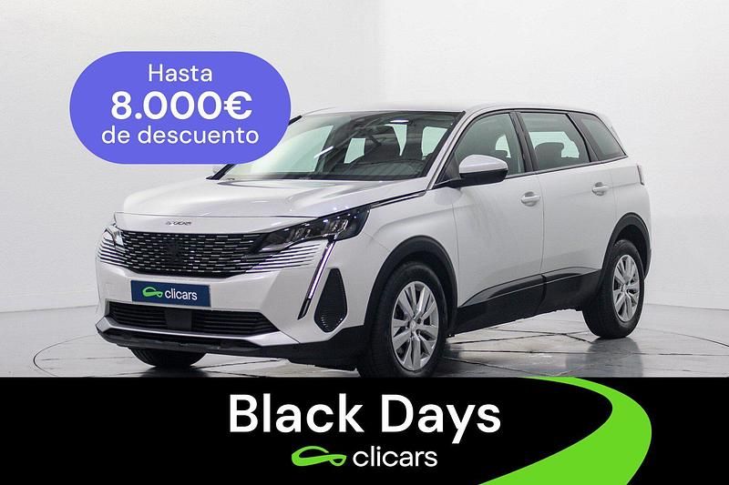 Blanco Usado 2021 Peugeot 5008 Active SUV | 17.490 € (Precio justo) - Imagen 1/4