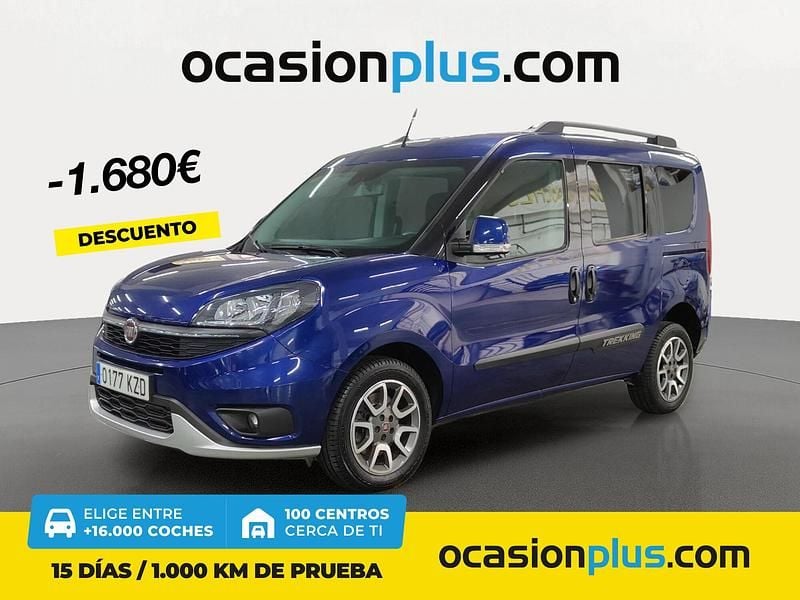 Azul Usado 2019 Fiat Doblò Trekking Monovolumen | 18.490 € - Imagen 1/4