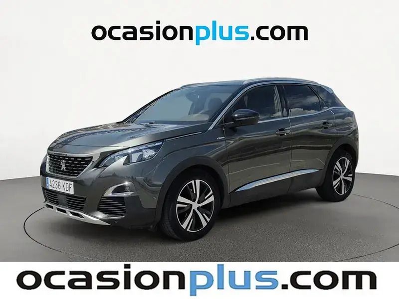 Gris Usado 2017 Peugeot 3008 GT-line SUV | 15.909 € (Buen precio) - Imagen 1/4