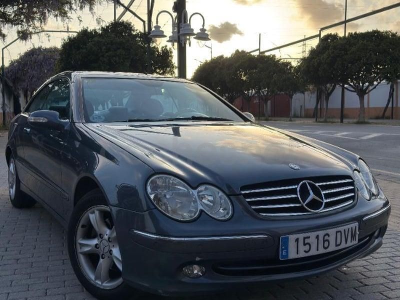 Usado Mercedes CLK200 Elegance 163 CV (119 kW) 2004 Azul Coupe