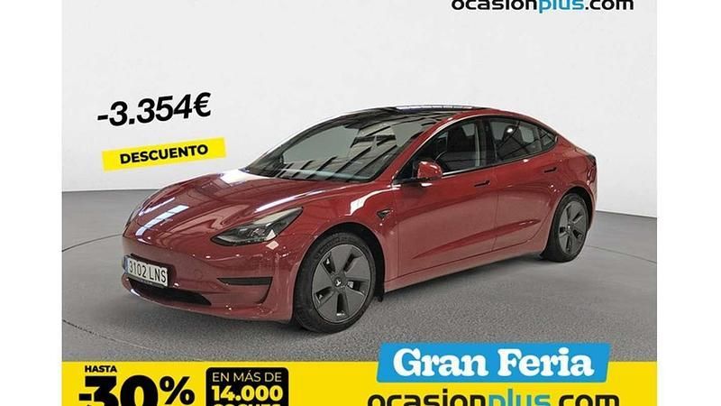 Rojo Usado 2021 Tesla Model 3 Standard Range Berlina | 23.546 € (Buen precio) - Imagen 1/4
