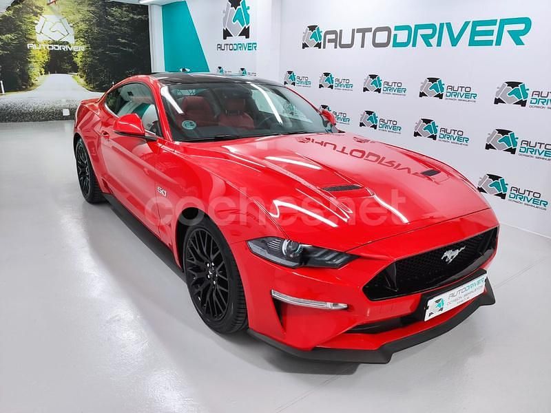 Rojo Usado 2021 Ford Mustang GT Coupe | 45.900 € (Precio justo) - Imagen 1/4