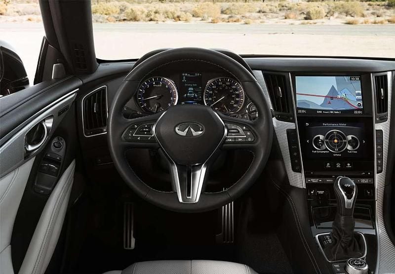 Usado Infiniti Q60 Sport Tech 211 CV (155 kW) 2017 Negro Coupe