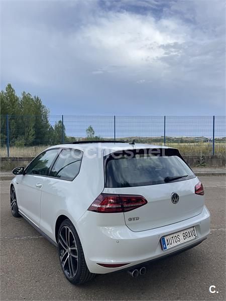 Usado VW Golf VII GTD 184 CV (135 kW) 2013 Blanco Berlina