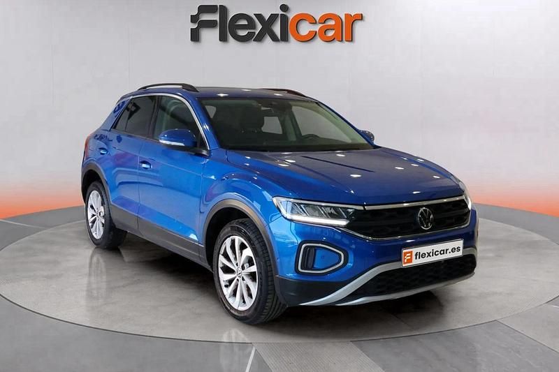 Azul Usado 2022 VW T-Roc Life SUV | 21.590 € (Precio justo) - Imagen 1/4