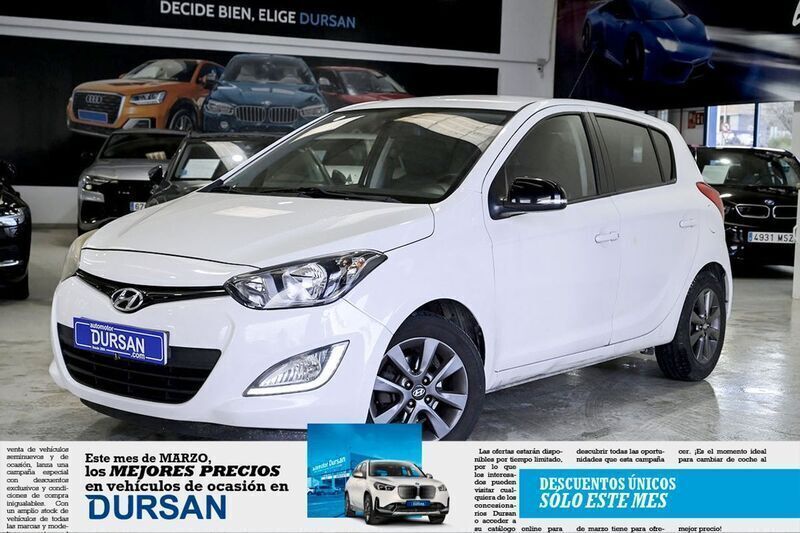 Blanco Usado 2014 Hyundai i20 GO! Utilitario | 7490 € (Precio justo) - Imagen 1/4