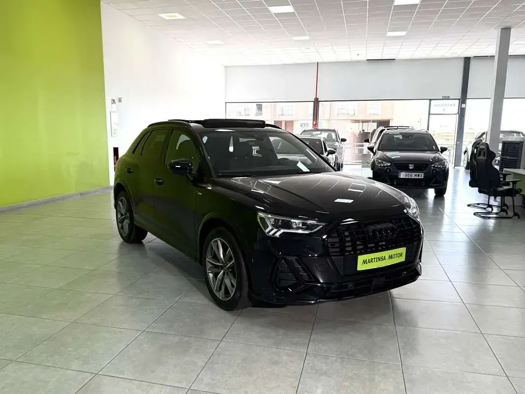 Usado Audi Q3 S-Line 150 CV (110 kW) 2023 Negro SUV