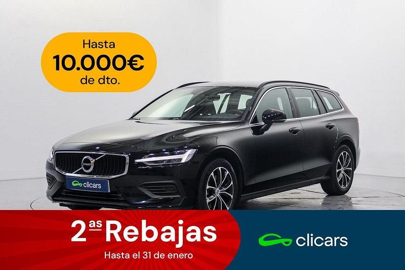 Negro Usado 2021 Volvo V60 Momentum Familiar | 29.490 € (Precio justo) - Imagen 1/4
