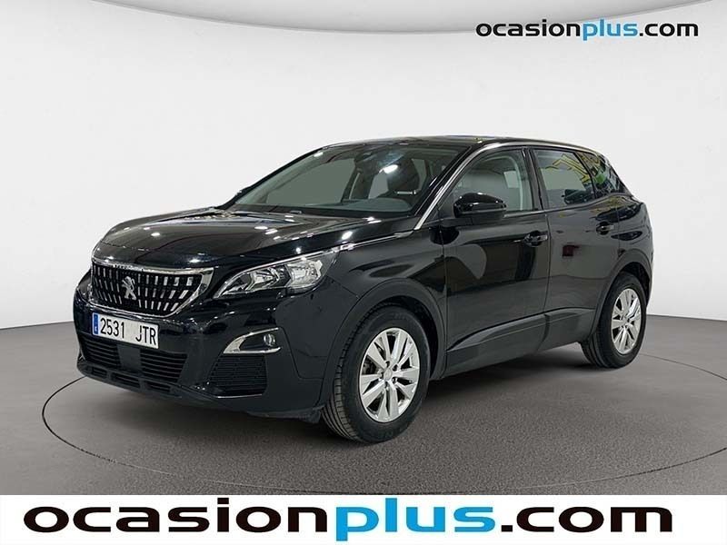 Negro Usado 2016 Peugeot 3008 Active SUV | 14.900 € (Precio justo) - Imagen 1/4