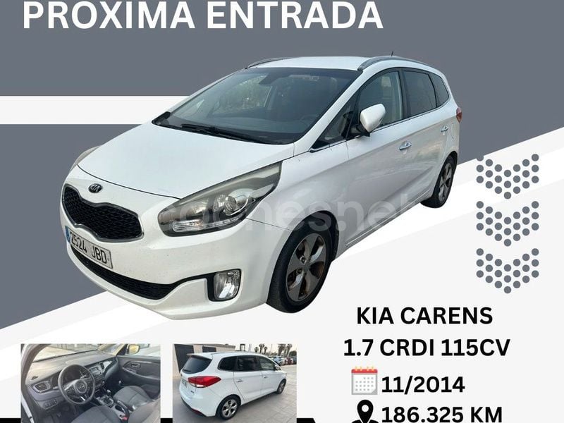 Blanco Usado 2014 Kia Carens Monovolumen | 8700 € (Precio justo) - Imagen 1/1