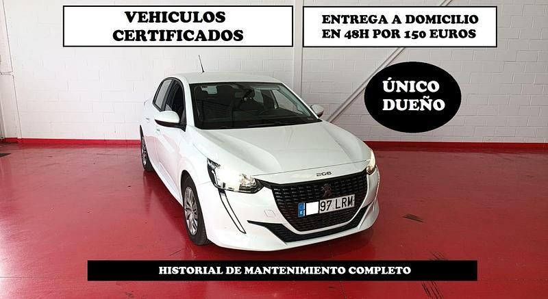 Blanco Usado 2021 Peugeot 208 Active Utilitario | 9950 € (Buen precio) - Imagen 1/4