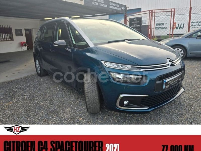 Azul Usado 2021 Citroën C4 SpaceTourer Monovolumen | 16.690 € (Precio justo) - Imagen 1/4