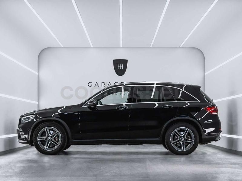 Usado Mercedes GLC300 AMG line 245 CV (180 kW) 2019 Negro SUV