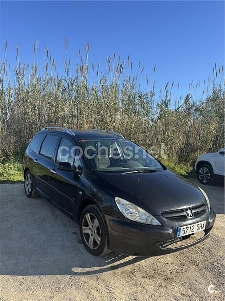 Usado Peugeot 307 110 CV (80 kW) 2005 Negro Familiar