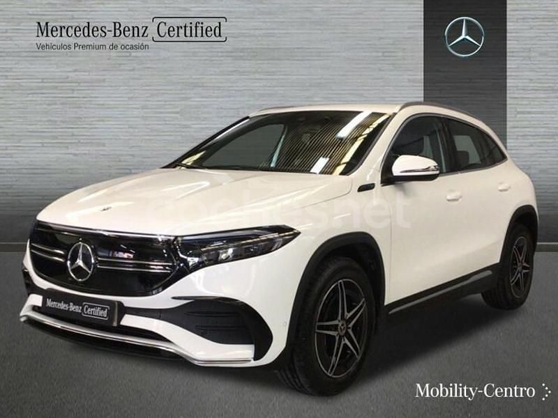 Blanco polar pintura unicolor Usado 2022 Mercedes EQA250 AMG line SUV | 31.900 € (Buen precio) - Imagen 1/4