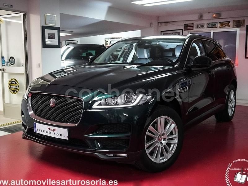 Verde Usado 2017 Jaguar F-Pace Portfolio SUV | 22.000 € (Un poco caro) - Imagen 1/4