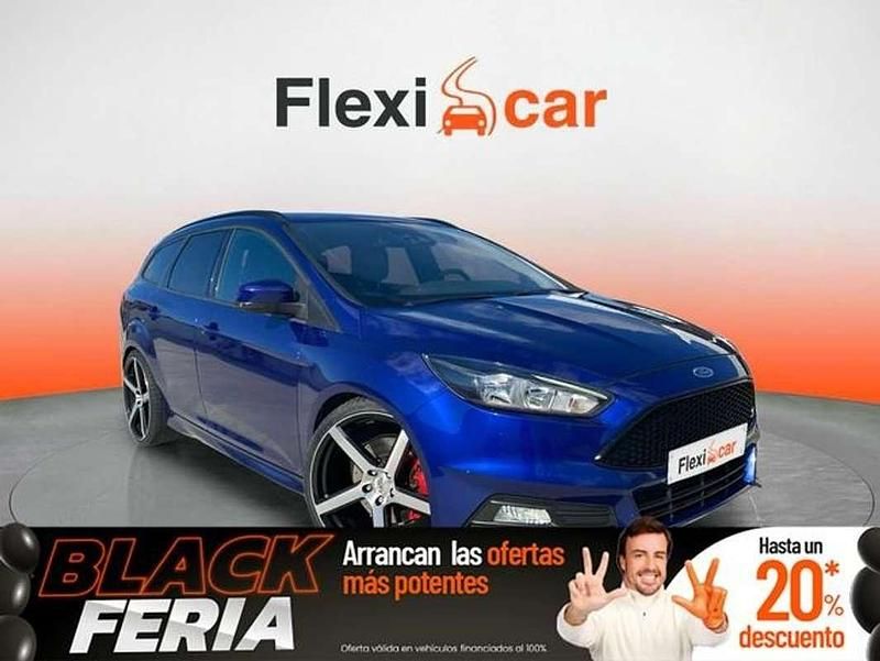 Azul Usado 2017 Ford Focus ST Familiar | 15.990 € (Buen precio) - Imagen 1/4