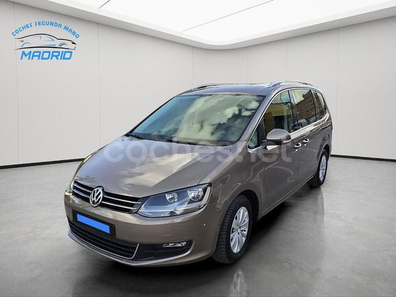 Beige Usado 2015 VW Sharan Advance Monovolumen | 14.700 € (Precio justo) - Imagen 1/4