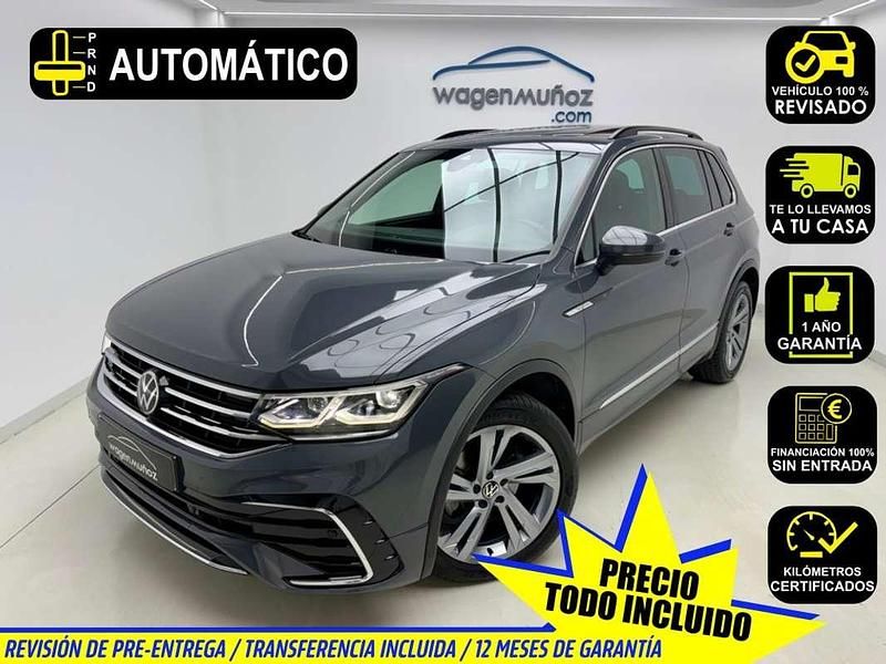 Usado VW Tiguan R-line 150 CV (110 kW) 2022 Gris SUV