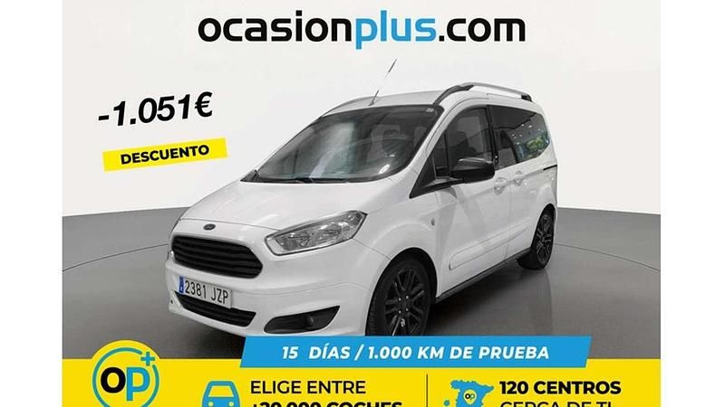 Blanco Usado 2017 Ford Transit Trend Familiar | 12.491 € (Precio justo) - Imagen 1/4