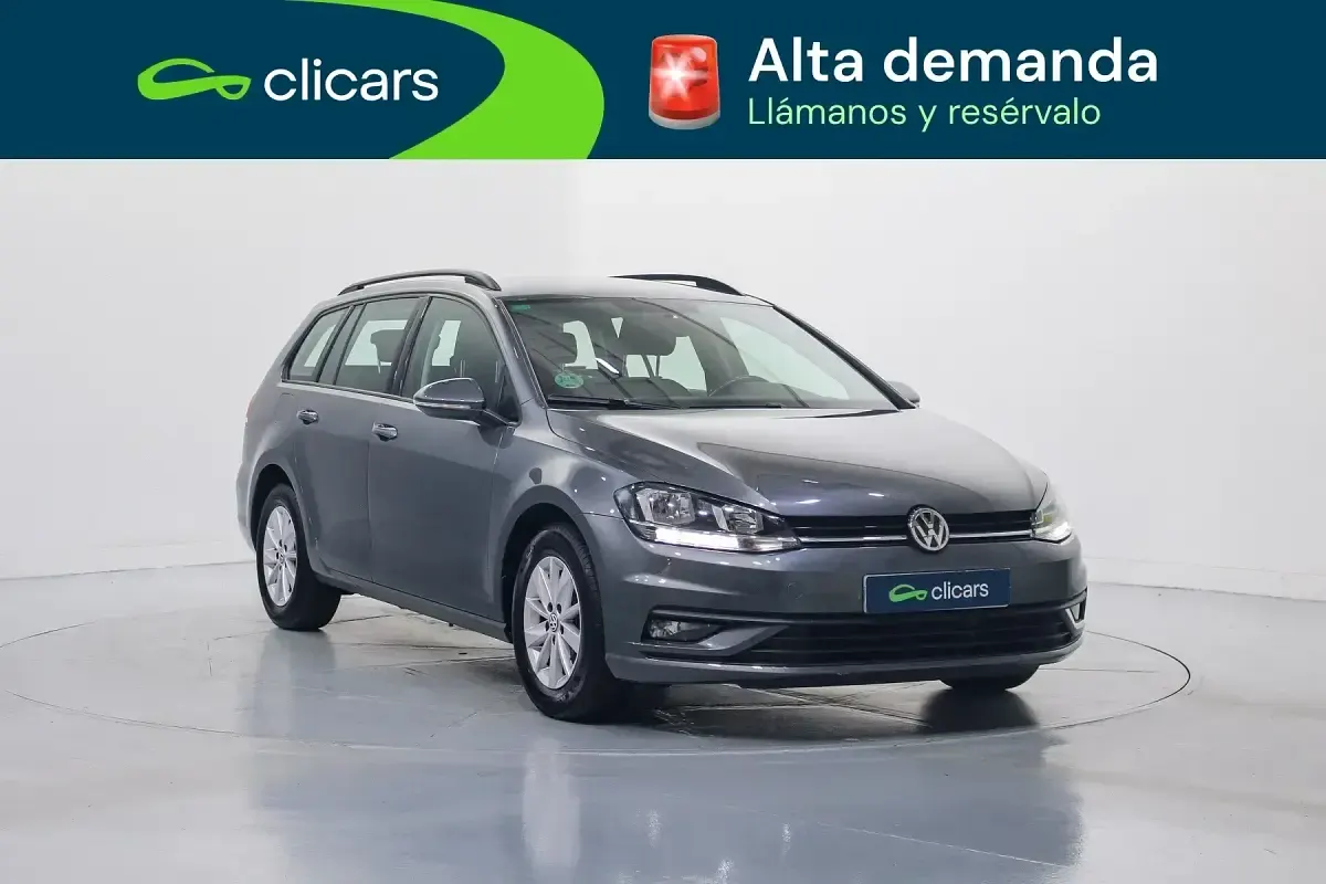 Usado VW Golf VII Edition 110 CV (80 kW) 2018 Gris Familiar