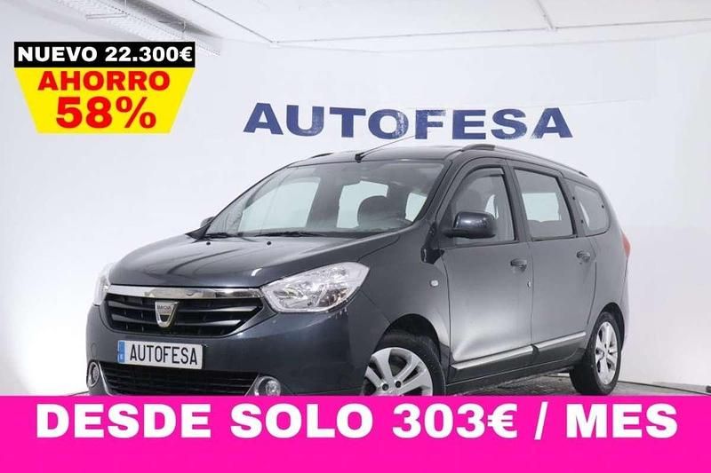 Gris Usado 2014 Dacia Lodgy Monovolumen | 9350 € (Precio justo) - Imagen 1/4