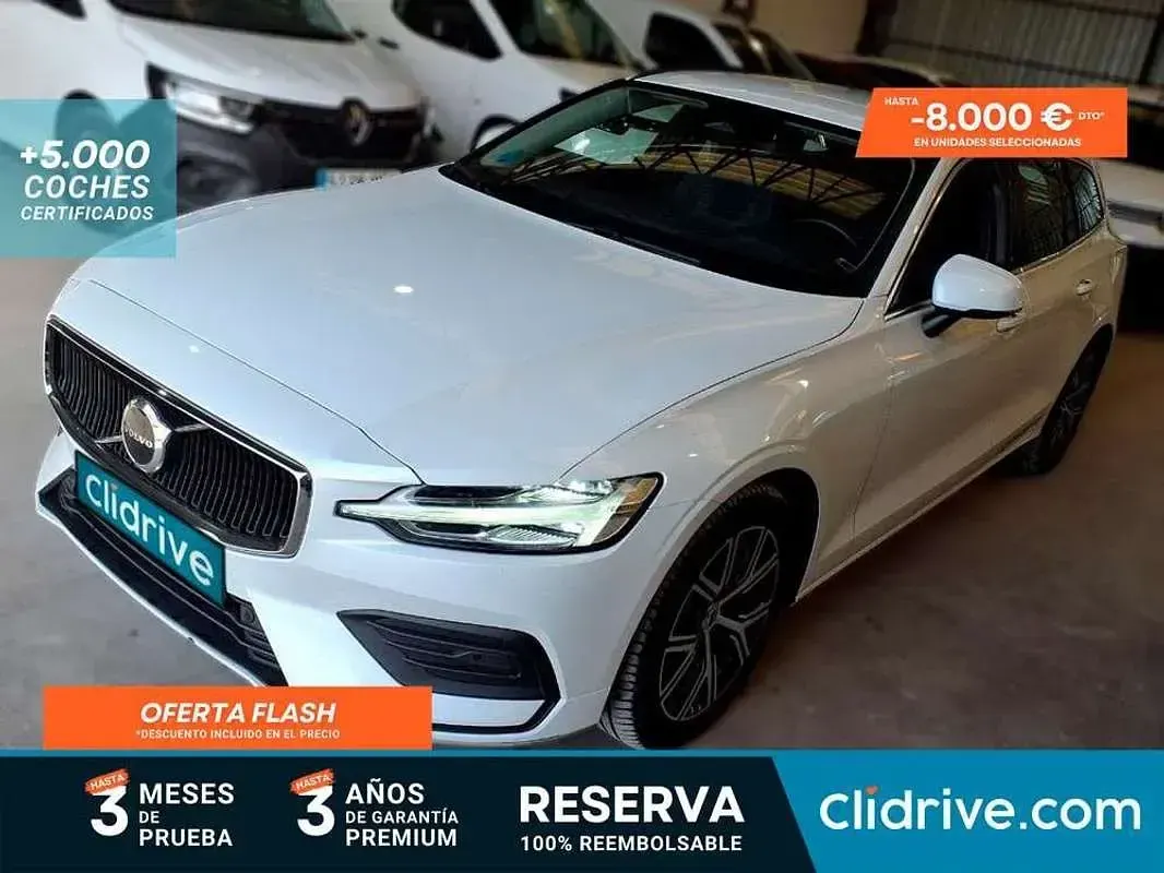 Brugt Volvo V60 Core 197 HK (144 kW) 2023 Hvid Stationcar
