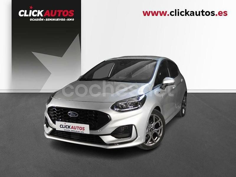 Gris / plata Usado 2022 Ford Fiesta ST-Line Utilitario | 14.300 € (Precio justo) - Imagen 1/4