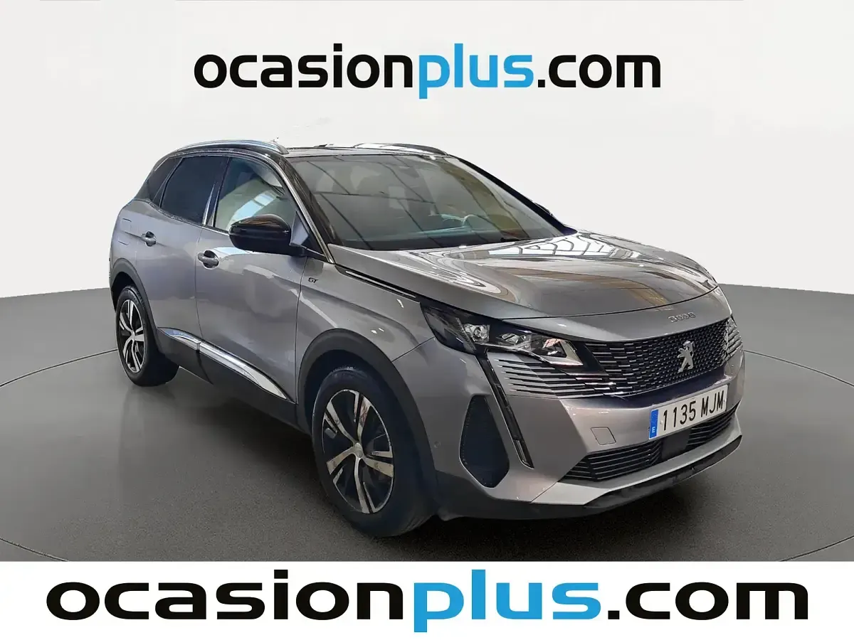 Usado Peugeot 3008 GT 130 CV (95 kW) 2023 Gris SUV